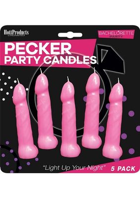 BACHELORETTE PARTY CANDLES 5PK