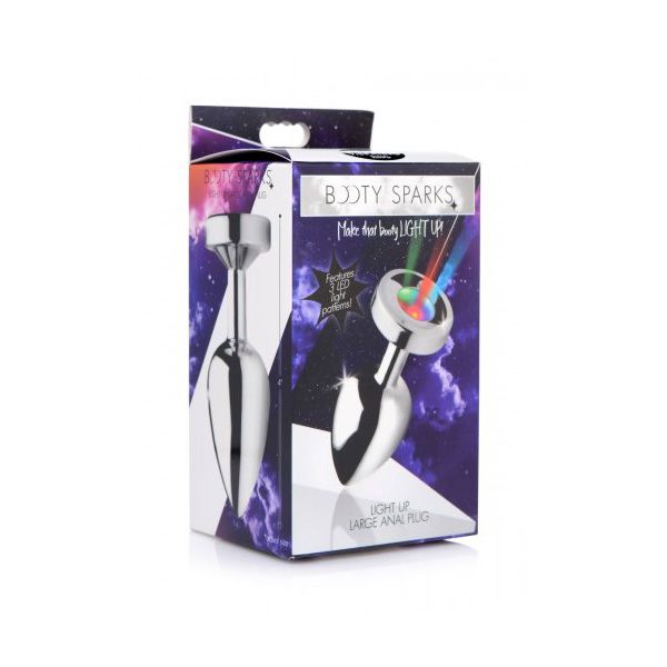 BOOTY SPARKS LIGHT UP PLUG, Size: SMALL