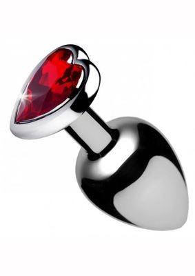 BOOTY SPARKS RED HEART METAL PLUG