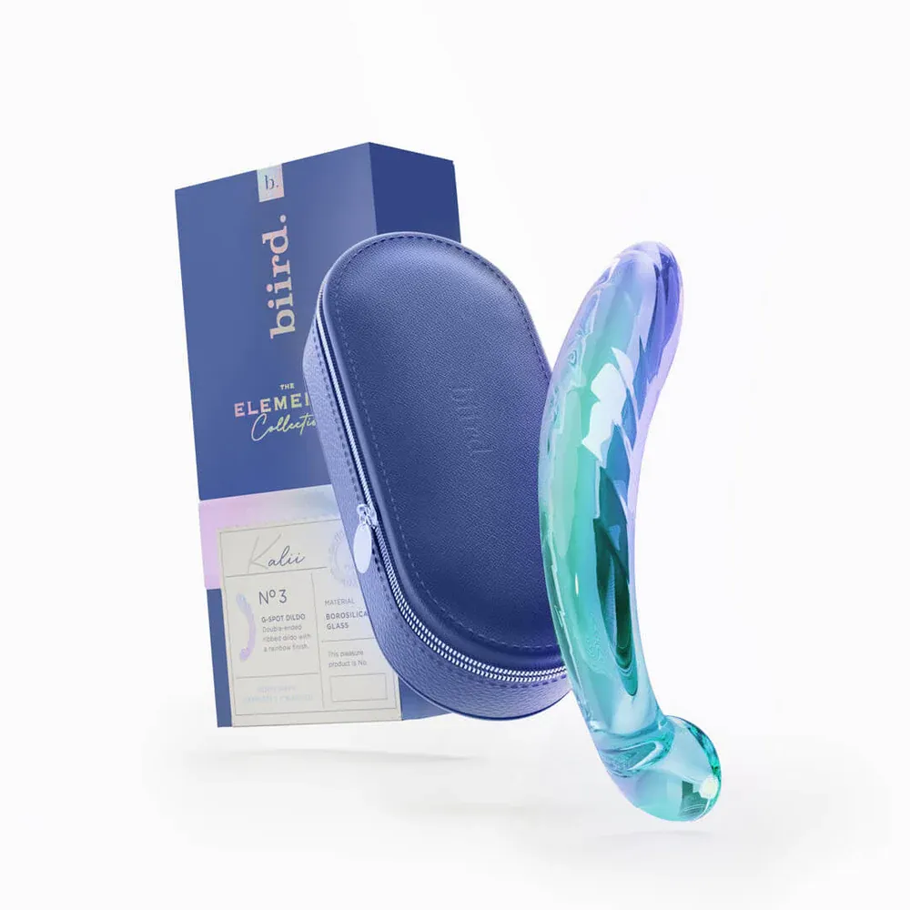 BIIRD KALII GLASS GSPOT DILDO