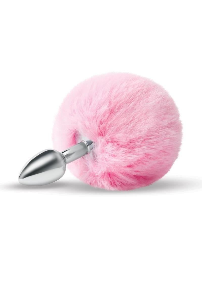 WHIPSMART FLUFFY BUNNY METAL PLUG, Color: PINK