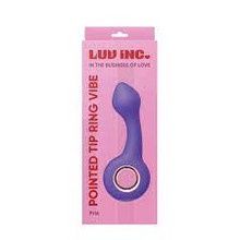 LUV INC POINTED TIP RING VIBE, Color: PURPLE