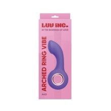 LUV INC ARCHED RING VIBE, Color: PURPLE