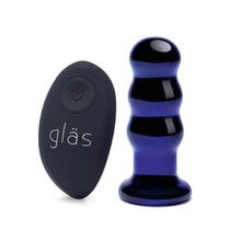 GLAS RECH RC 3.5IN BEADED PLUG BLUE