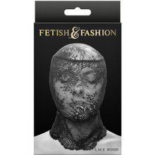 FETISH FASHION LACE HOOD BLK
