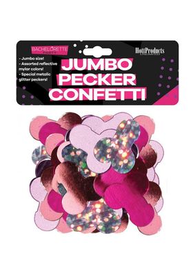 JUMBO MYLAR PECKER CONFETTI