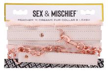 PEACHES N CREAM COLLAR &amp; LEASH
