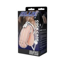 BLUELINE COCK CAGE W ANAL STIMULATOR