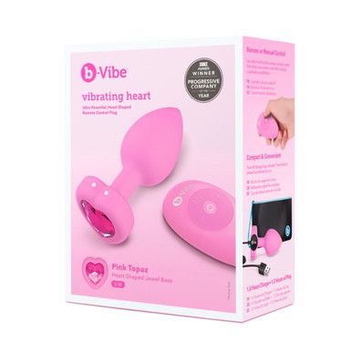 BVIBE VIBRATING HEART PLUG S/M