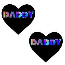 NEVA NUDE HEART PASTIES, STYLE: HEART DADDY
