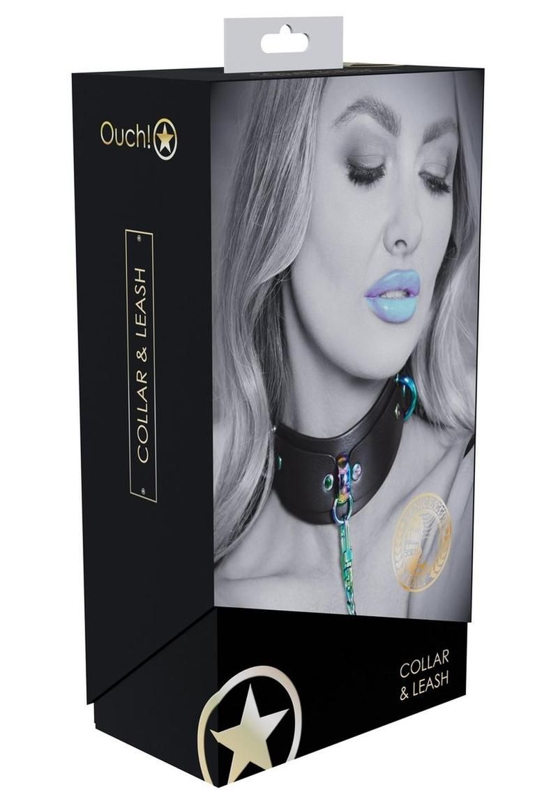 OUCH! VENICE COLLAR WITH LEASH