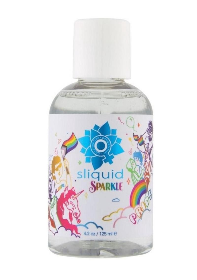 SLIQUID NATURALS SPARKLE PRIDE LUBE, Size: 4.2 OZ