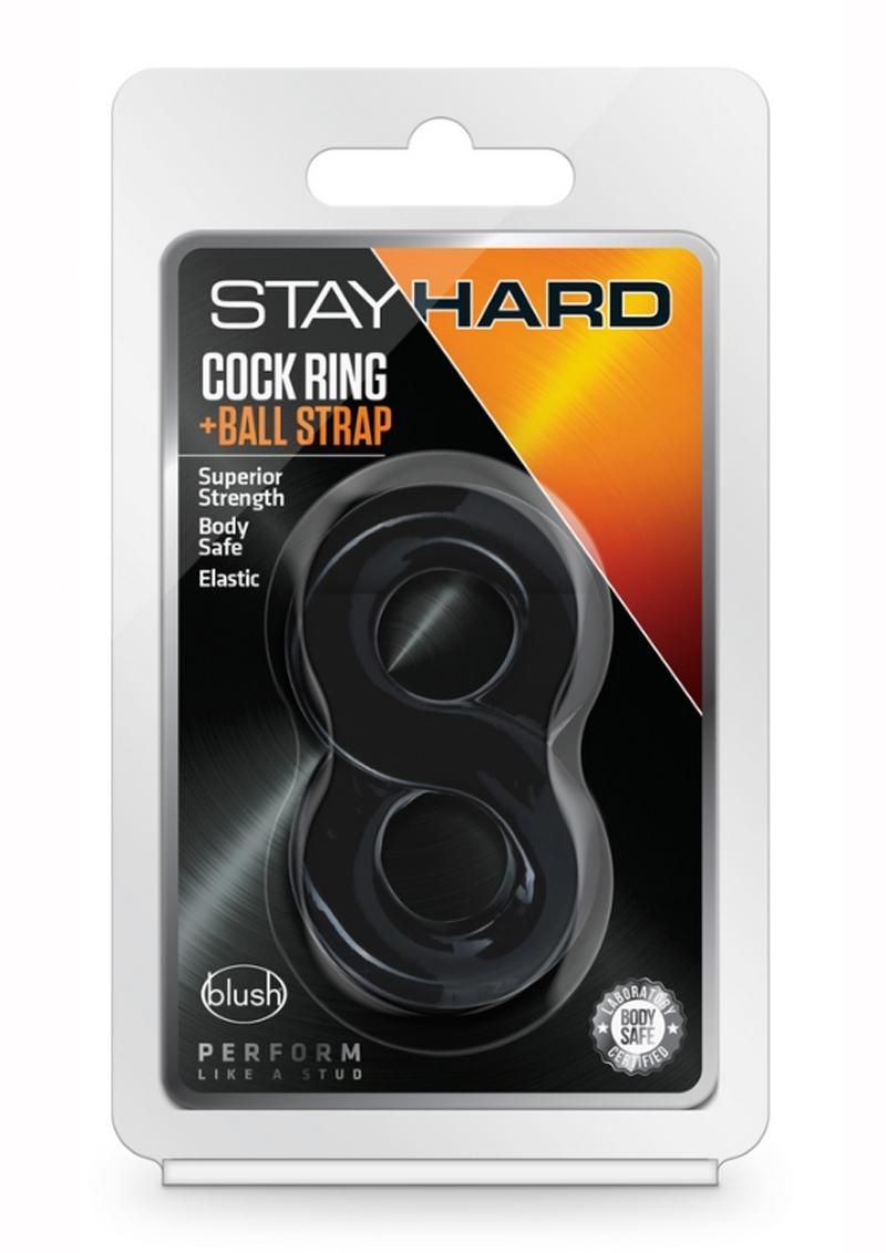 STAY HARD COCKRING &amp; BALL STRAP