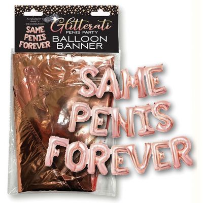 GLITTERATI PENIS BALLOON TOPPER