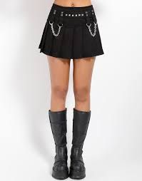 CHAIN SKIRT, Size: X-SMALL