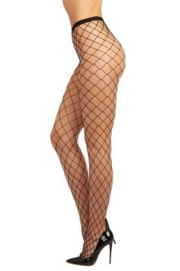 FENCENET PANTYHOSE, Color: BLACK