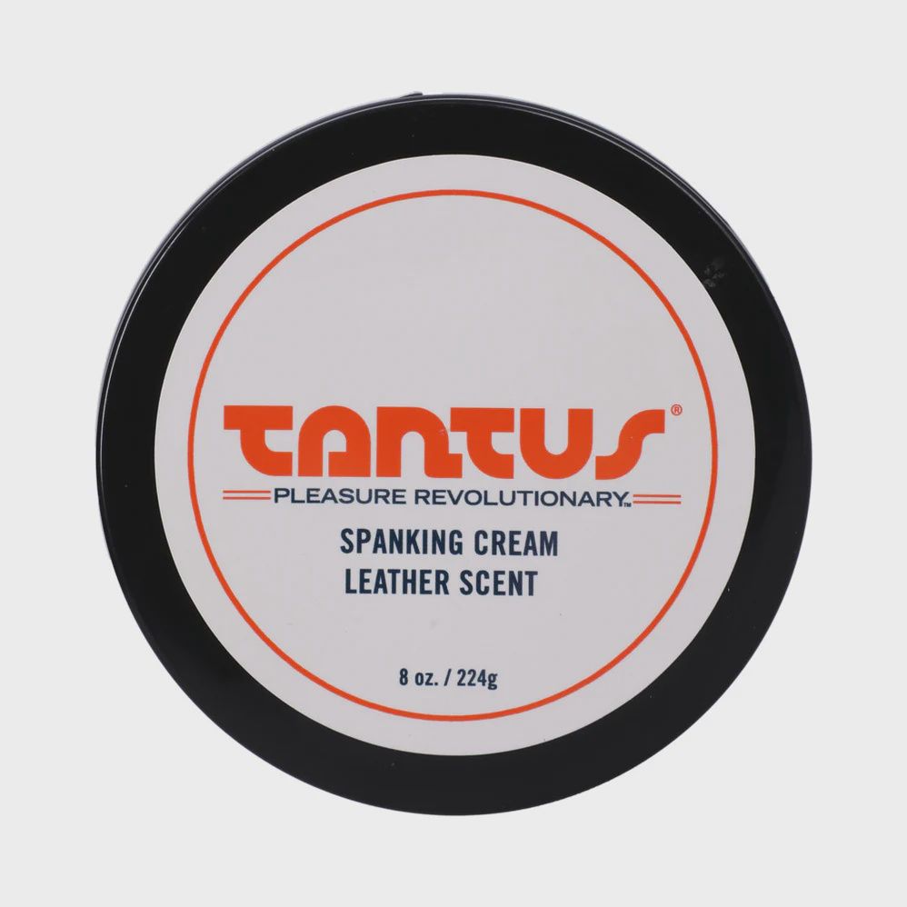 TANTUS SPANKING CREAM LEATHER SCENT 8OZ