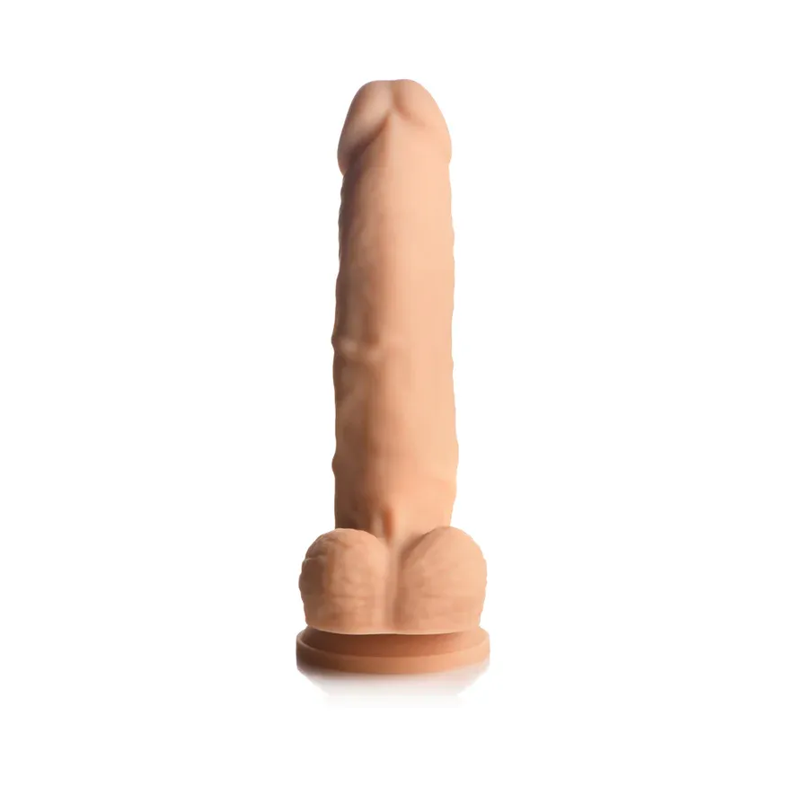 EASY RIDERS 7IN SILICONE W/BALLS, Color: LIGHT