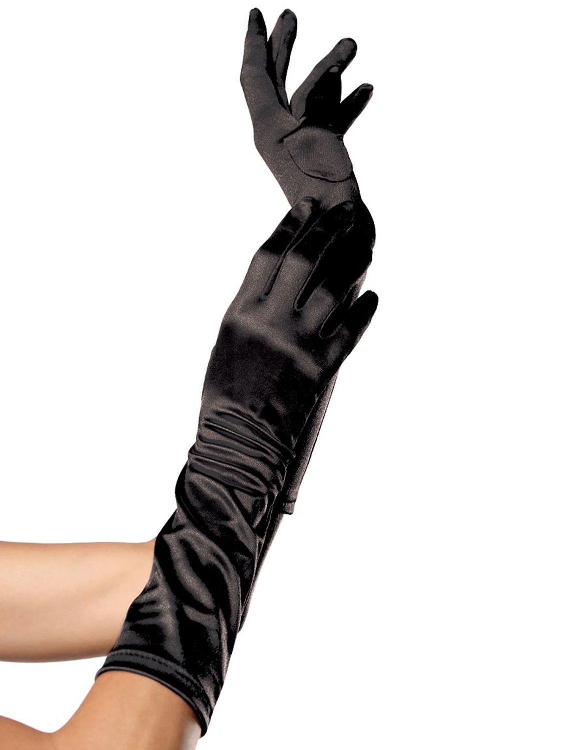 SATIN ELBOW LENGTH GLOVES