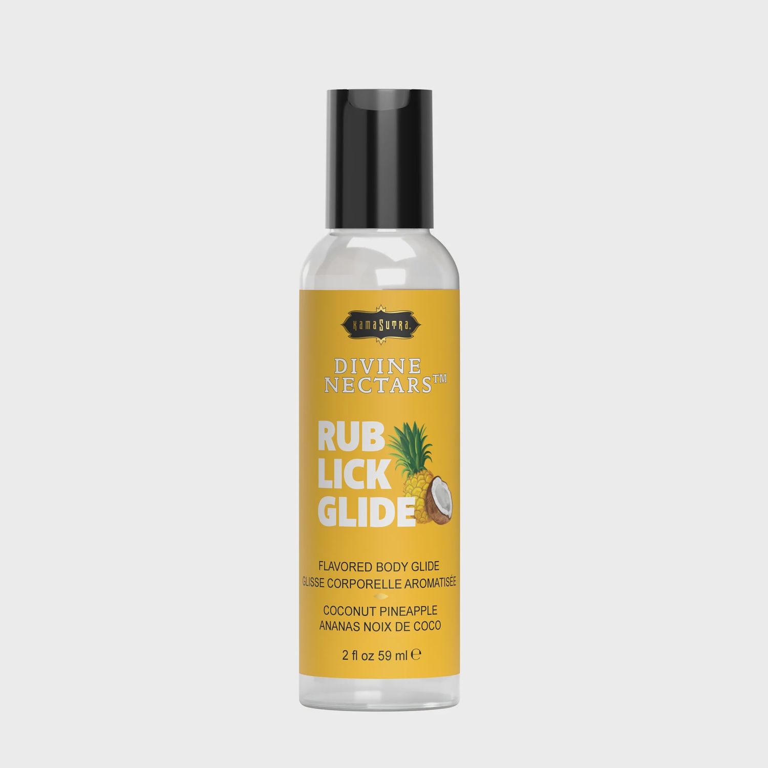 KAMA SUTRA DIVINE NECTARS GLIDE, SCENT: COCONUT PINEAPPLE, Size: 2OZ