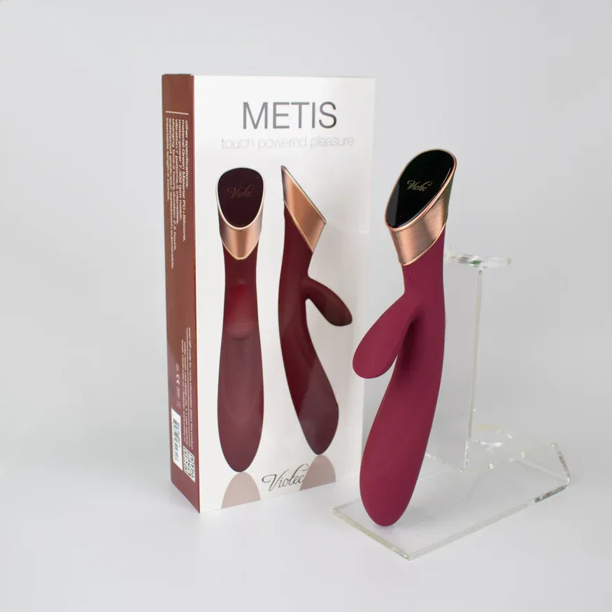 METIS TOUCH PANEL RABBIT VIBE, Color: WINE