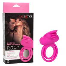 CE RECHARGE DUAL CLIT FLICKER RING