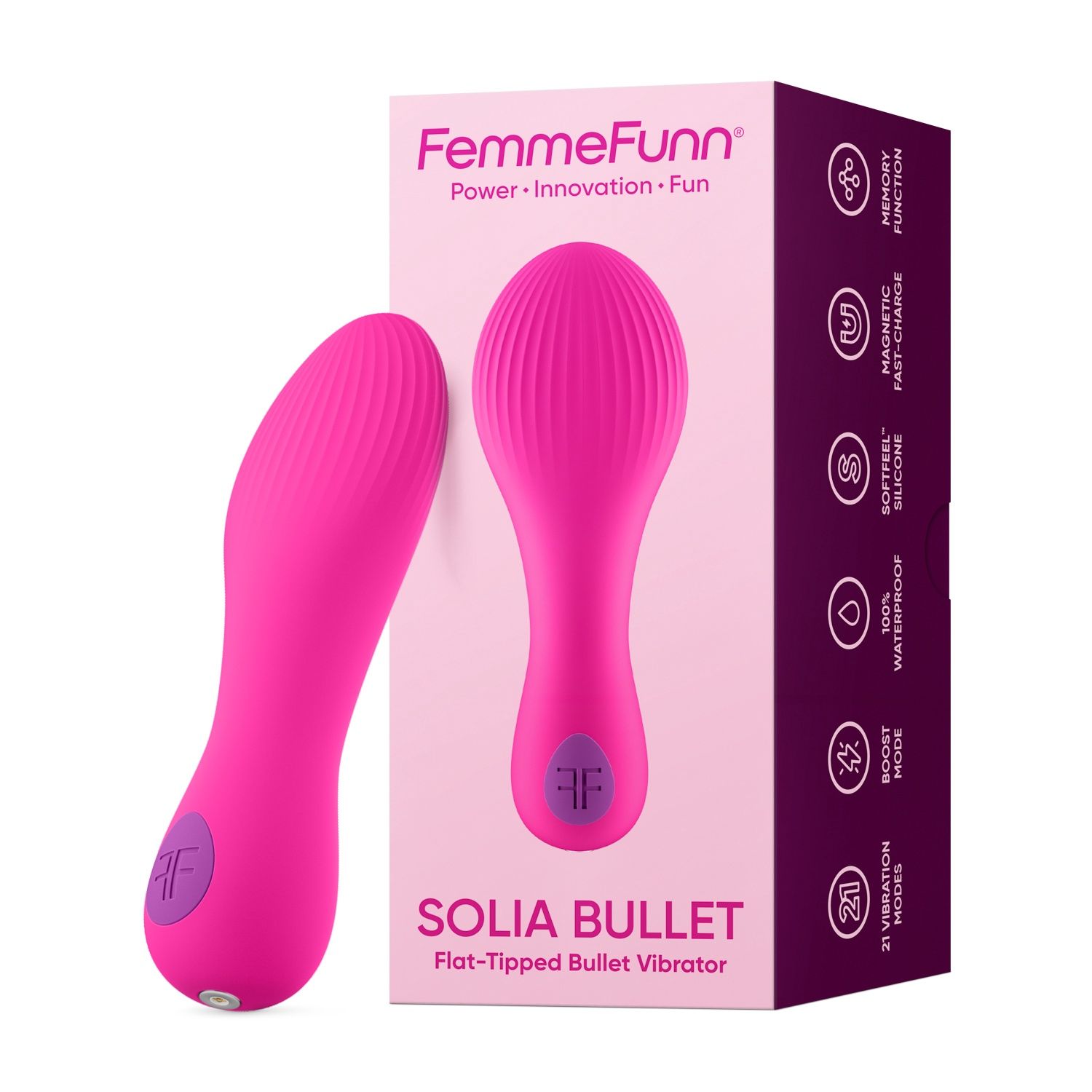 FEMME FUNN SOLIA BULLET, Color: PINK