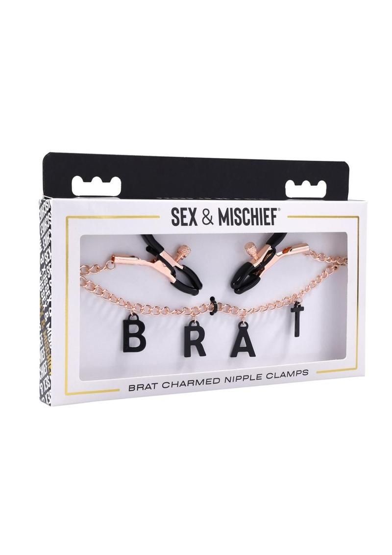 S&amp;M BRAT CHARM NIPPLE CLAMPS