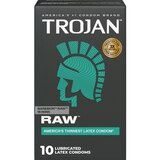 TROJAN BARESKIN RAW CONDOMS 10PK