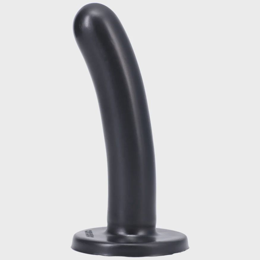 TANTUS SILK MEDIUM DILDO TANTUS SILK MEDIUM DILDO, Color: BLACK