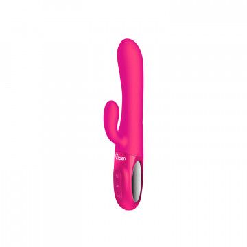 VIBEN HYPNOTIC TEASE &amp; THRUST RABBIT, Color: PINK