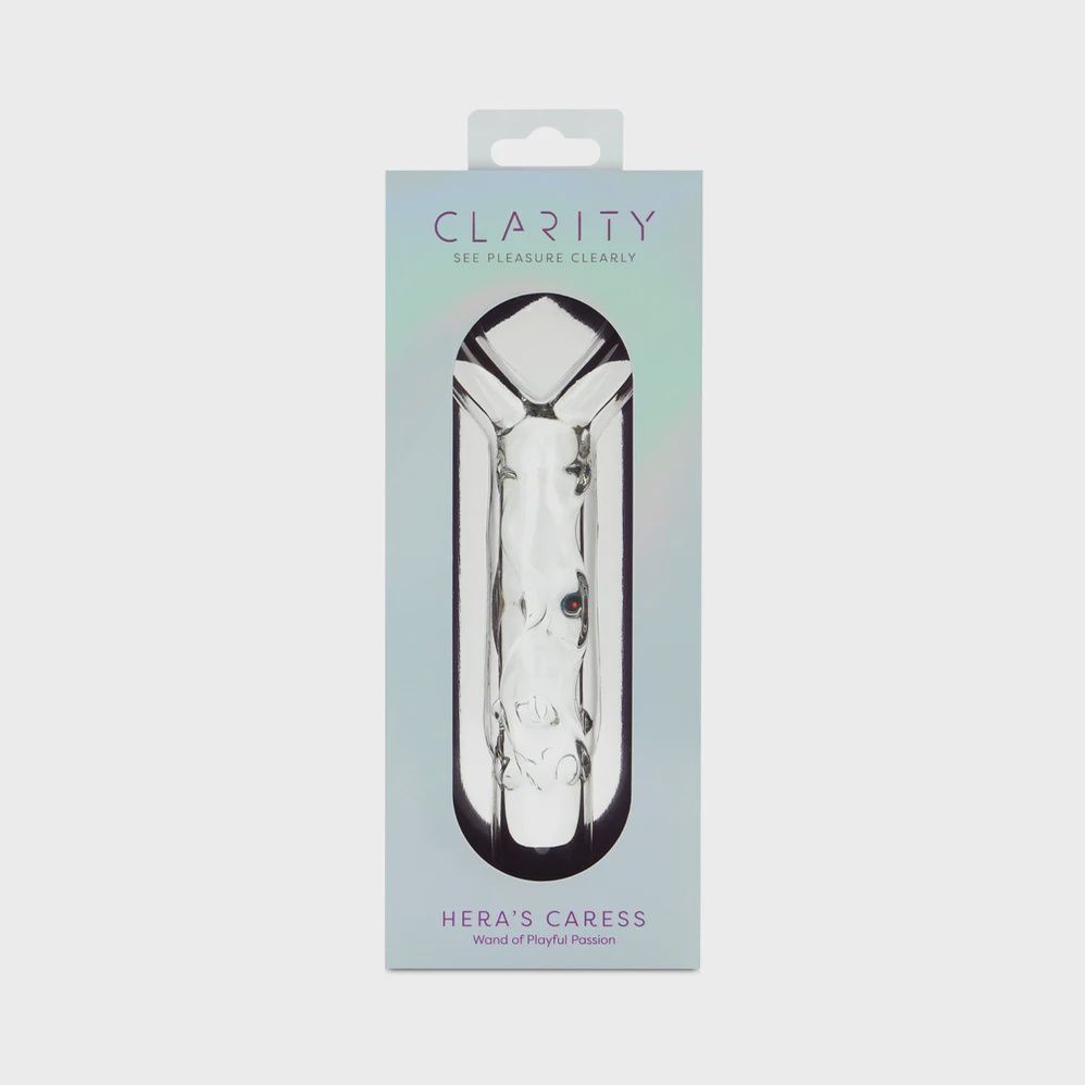 CLARITY HERAS CARESS GLASS DILDO