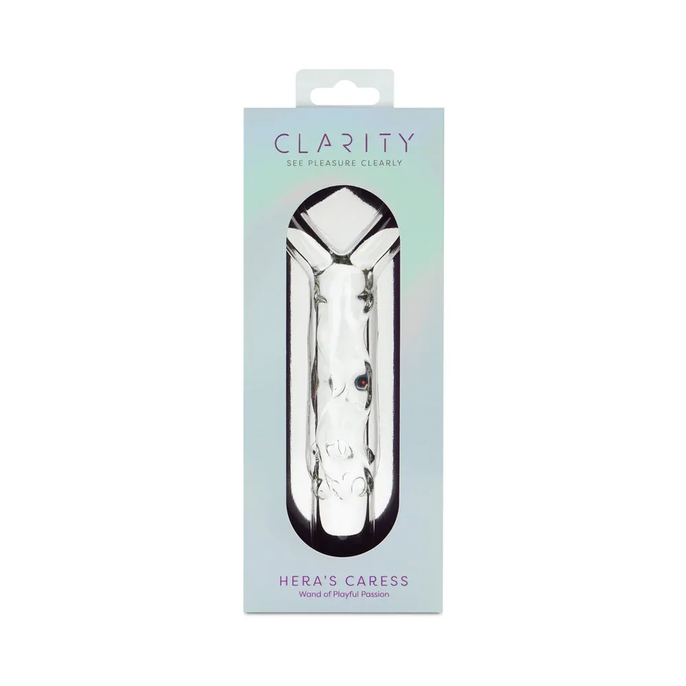 CLARITY HERAS CARESS GLASS DILDO