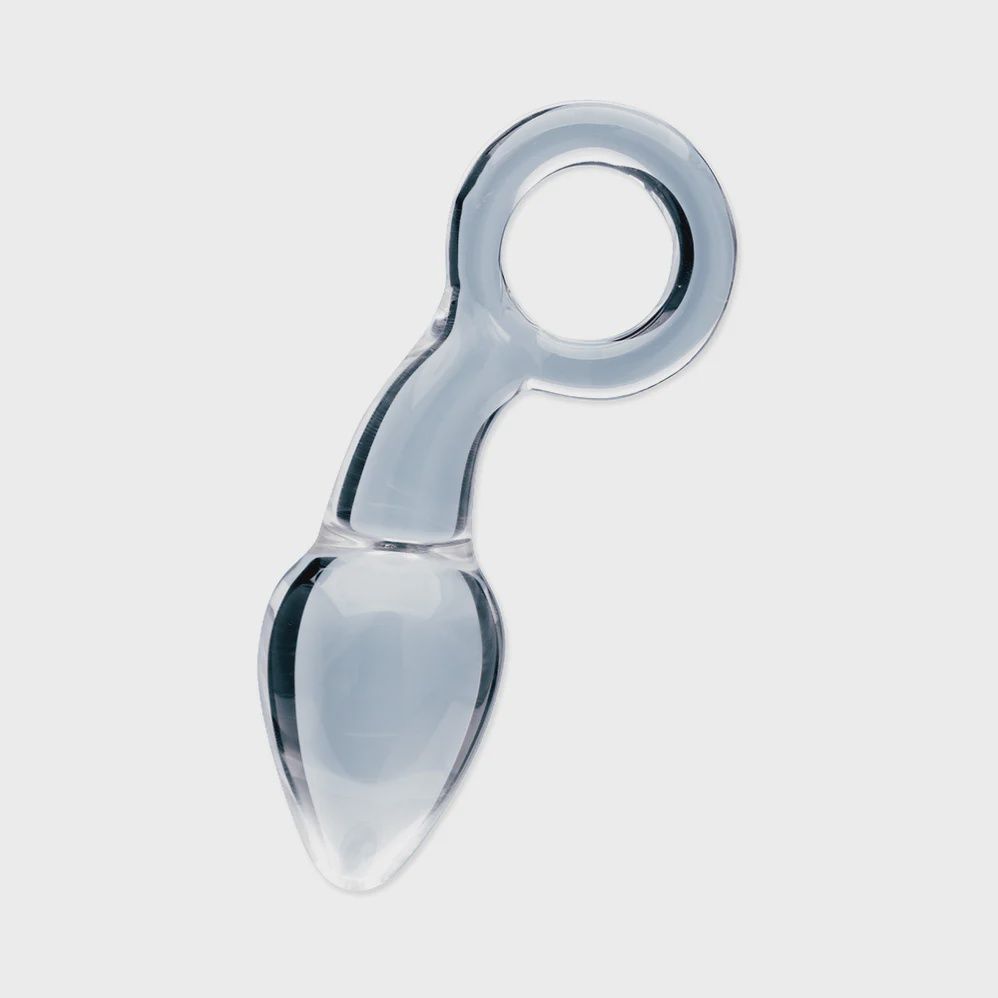 CLARITY UTOPIAN DELIGHT GLASS BUTT PLUG
