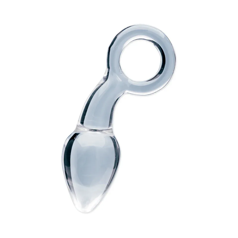 CLARITY UTOPIAN DELIGHT GLASS BUTT PLUG