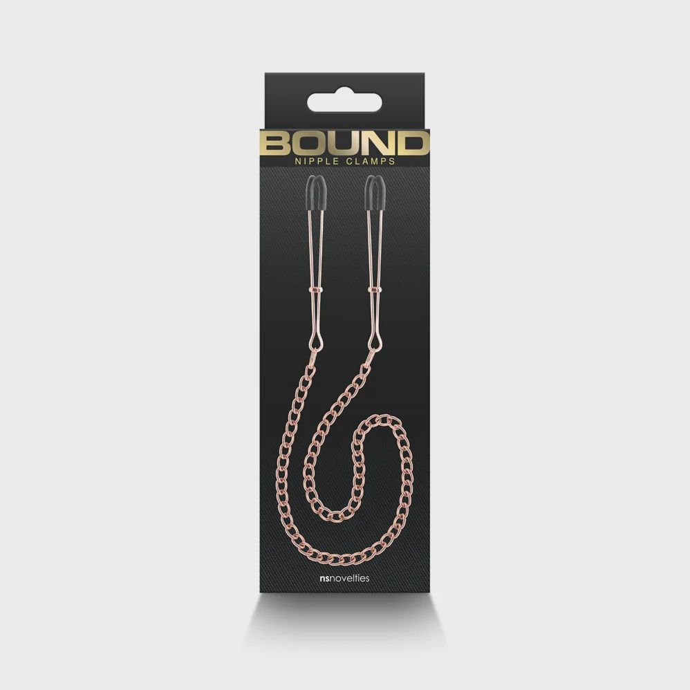 BOUND NIPPLE CLAMPS DC3 ROSE GOLD