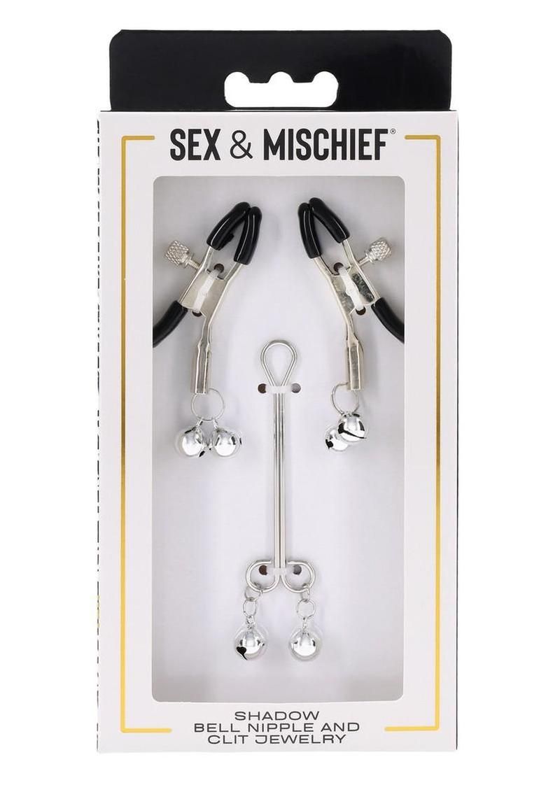 SS S&amp;M SHADOW BELL NIPPLE/CLIT JEWELRY