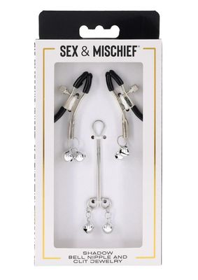 SS S&amp;M SHADOW BELL NIPPLE/CLIT JEWELRY