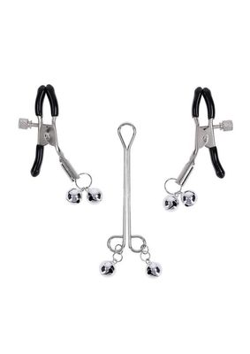 SS S&amp;M SHADOW BELL NIPPLE/CLIT JEWELRY