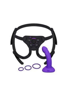 BVIBE VIBRATING CURVED STRAP ON KIT