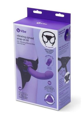 BVIBE VIBRATING CURVED STRAP ON KIT