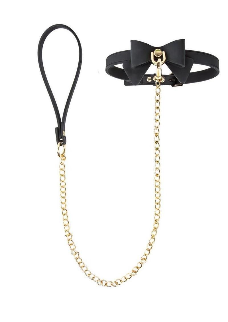 ARDOR COLLAR &amp; LEASH, Color: BLACK