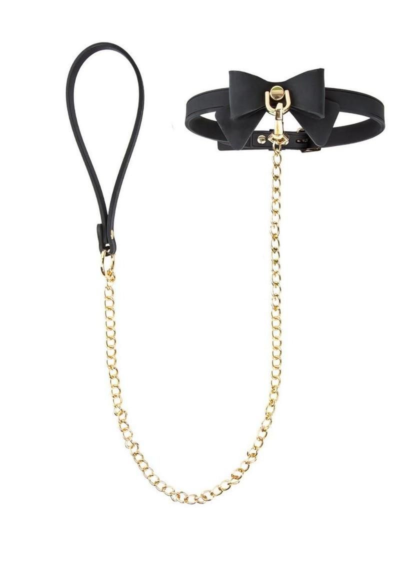 ARDOR COLLAR &amp; LEASH, Color: BLACK