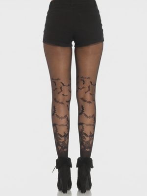 BAT WING SHEER TIGHTS