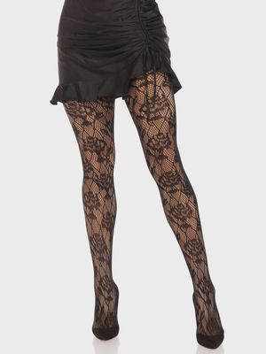 WILD ROSE NET TIGHTS