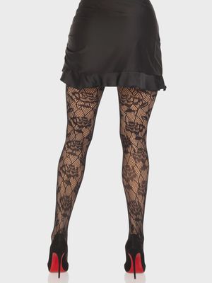WILD ROSE NET TIGHTS