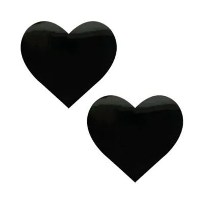 NEVA NUDE PASTY VINYL HEARTS