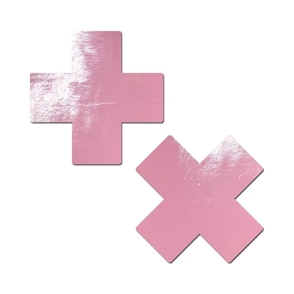 PASTEASE PLUS X VINYL BABY PINK PASTIES
