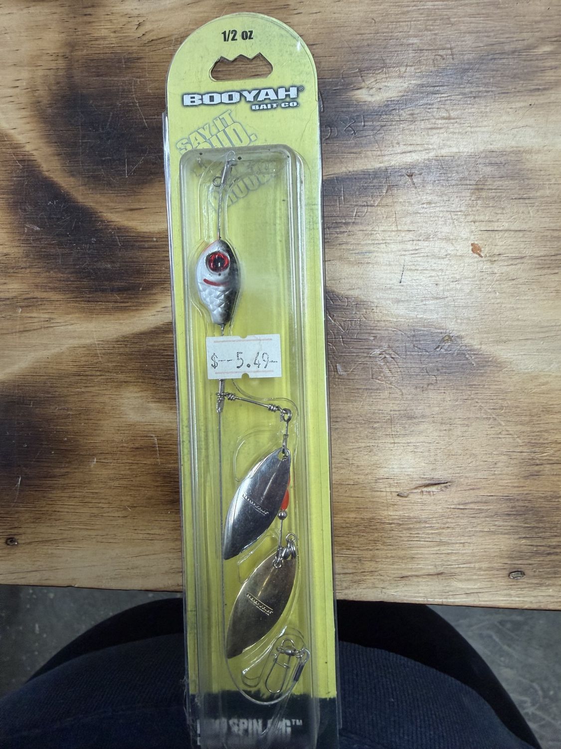 1/2 OZ BOO SPIN RIG DOUBLE WILLOW