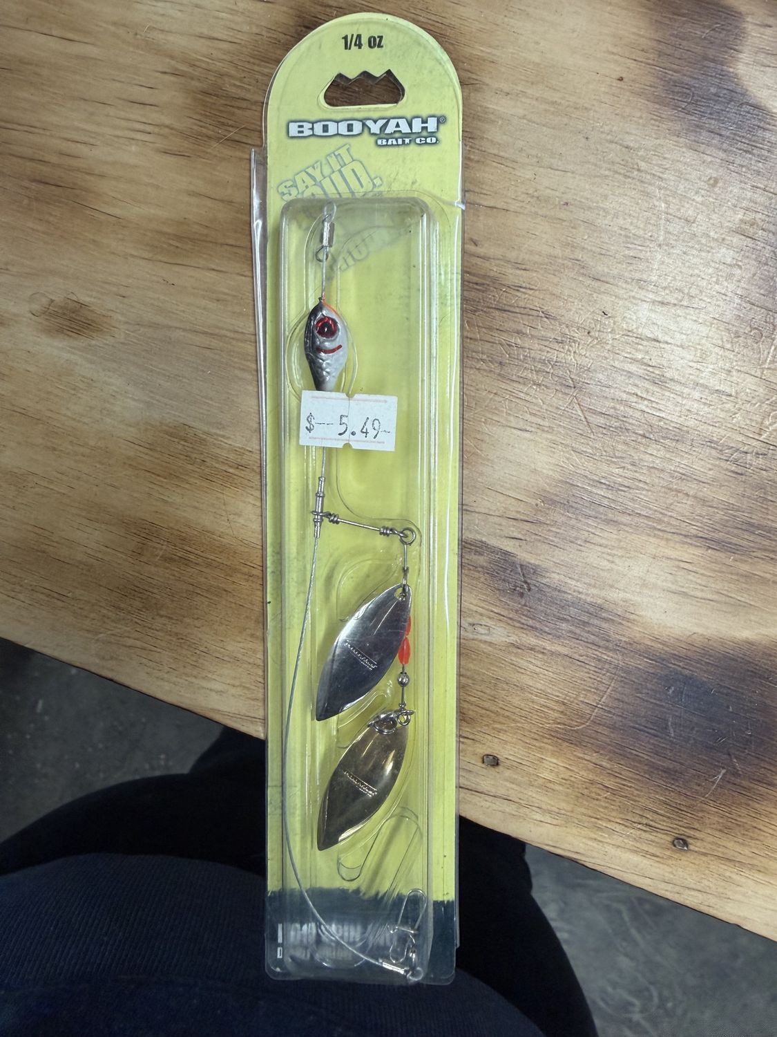 1/4 OZ BOO SPIN RIG DOUBLE WILLOW